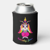 Rainbow Baphomet Not Today Jesus Kawaii Hail Satan Blikjeskoeler (Blikje Achterkant)
