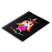 Rainbow Baphomet not Today Jesus Kawaii Hail Satan Notitieboek (Linkerzijde)