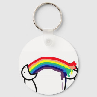 Rainbow Barf Sleutelhanger
