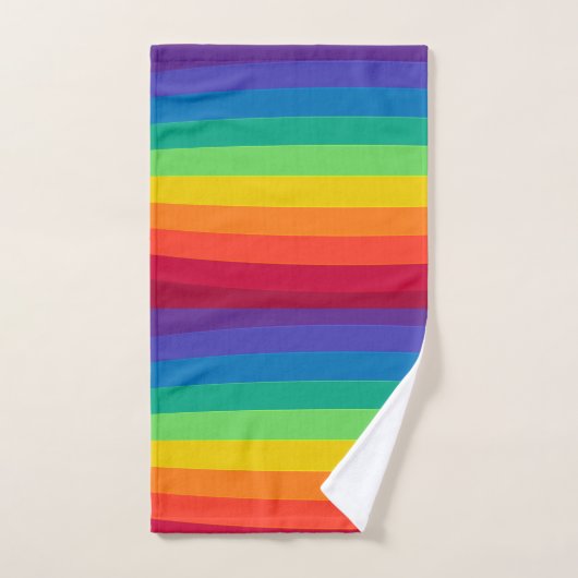 Rainbow Bath Towel Set Bad Handdoek (Handdoek)