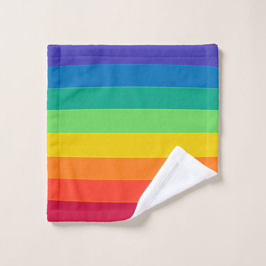 Rainbow Bath Towel Set Bad Handdoek (Wasdoekje)
