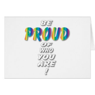 Rainbow Be Proud (ziet er het beste uit op zwart)