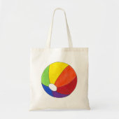 Rainbow Beach Ball Beachball Summer Shore Fun Bag Tote Bag (Voorkant)