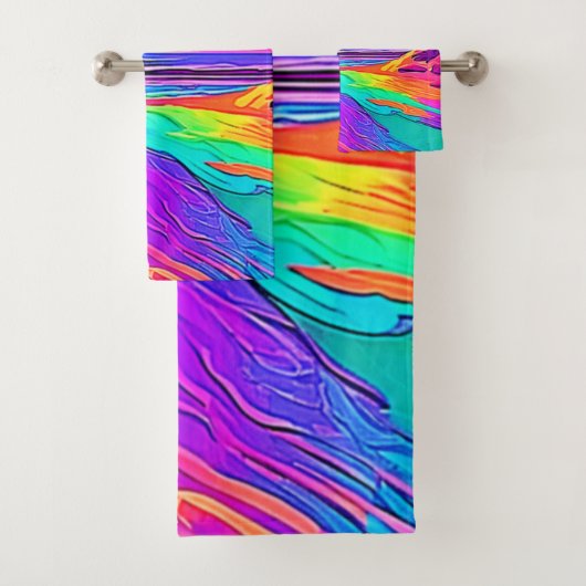 Rainbow Beach: Cartoonspelletje Bad Handdoek (Insitu)