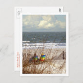 Rainbow Beach Chairs Briefkaart (Voorkant / Achterkant)
