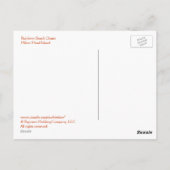 Rainbow Beach Chairs Briefkaart (Achterkant)