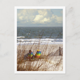 Rainbow Beach Chairs Briefkaart