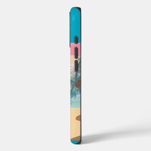 Rainbow Beach Shack Case-Mate iPhone Case (Achterkant / Links)