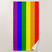Rainbow Beach Towel Strandlaken (Voorkant)