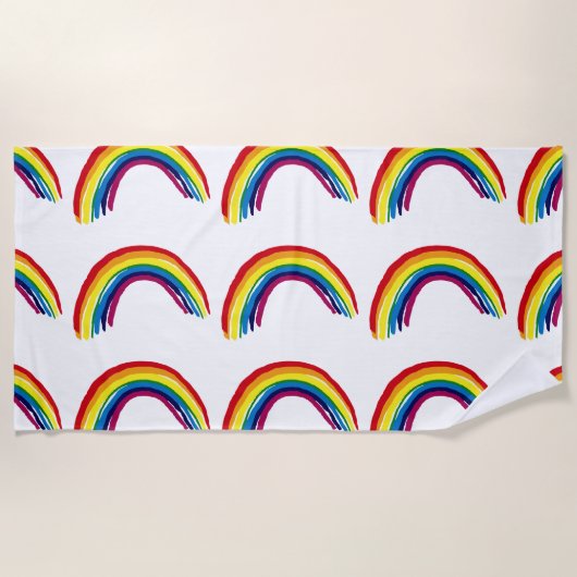 RAINBOW BEACH TOWELS STRANDLAKEN (Voorkant)
