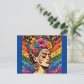 Rainbow Beauty Briefkaart (Staand voorkant)
