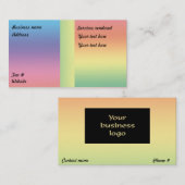 Rainbow Beauty Medium - Visitekaartje (Voorkant / Achterkant)