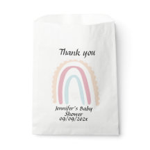 Rainbow Bedankt Baby shower