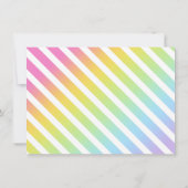 Rainbow Bedankt Fotokaart - Pastel Kaart (Achterkant)