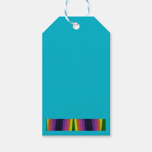 Rainbow Bedankt Gift Label Cadeaulabel (Voorkant)