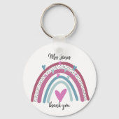 Rainbow bedankt leraar cadeau sleutelhanger (Voorkant)