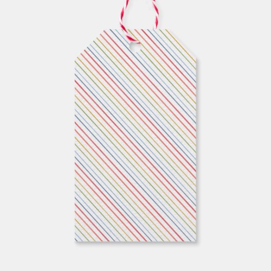 Rainbow Bedankt voor je plezier Cadeaulabel (Achterkant)