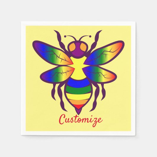 Rainbow Bee Thunder_Cove  Servet (Voorkant)