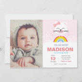 Rainbow Beer Birthday Uitnodiging (Voorkant)