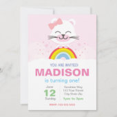 Rainbow Beer Birthday Uitnodiging (Voorkant)