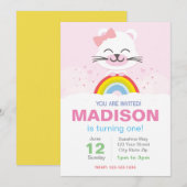 Rainbow Beer Birthday Uitnodiging (Voorkant / Achterkant)