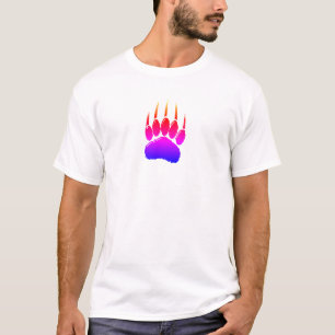 Rainbow Beer Paw Print T-shirt