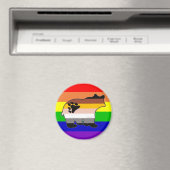 Rainbow Beer Pride Magneet (Insitu (Vaatwasser))