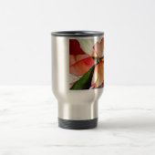 Rainbow Begonia flower waterverf originele kunst Reisbeker (Center)