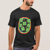 Rainbow Behavior Analyst ABA Shamrock St Patrick's T-shirt (Voorkant)