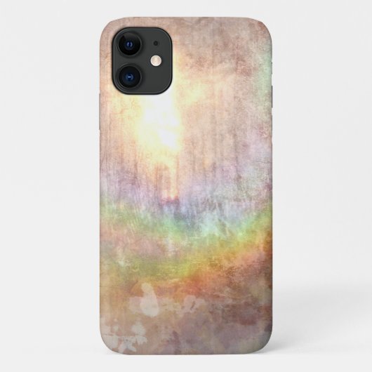 Rainbow Beige Abstract Design Case-Mate iPhone Case (Achterkant)
