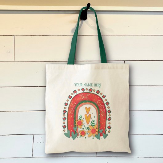 Rainbow Bekijk de Goede Gepersonaliseerde Inspiriv Tote Bag