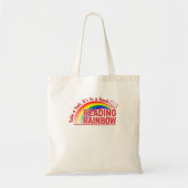 Rainbow Bekijk het in een boek Tote Bag (Voorkant)