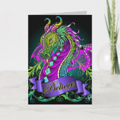 Rainbow Believe Dragon Art Card "Sonya" Kaart (Voorkant)