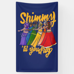 Rainbow Belly Dancer Art Belly Dance Troupe Spandoek