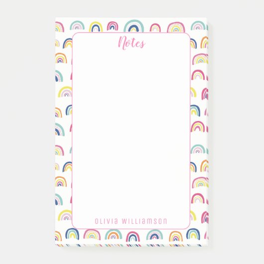 Rainbow bericht het merkt op post-it® notes (Voorkant)