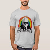 Rainbow Bernie Sanders 2016 - Cool Bernie - LGBT - T-shirt (Voorkant)