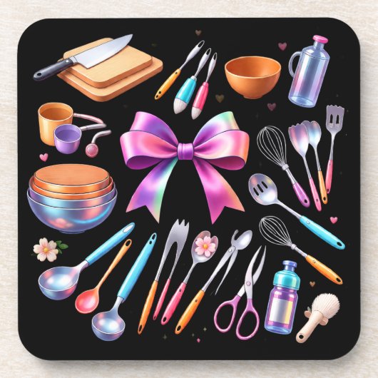 Rainbow beverage coasters Cooking Accessories Bier Onderzetter (Voorkant)