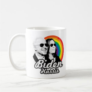 Rainbow Biden Harris Aviators Koffiemok