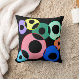 Rainbow Billiard Balls ontwerp Kussen