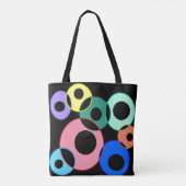 Rainbow Billiard Balls ontwerp Tote Bag (Achterkant)