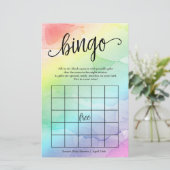Rainbow Bingo-What zit in Purse, 2-in-1-game Kaart (Staand voorkant)