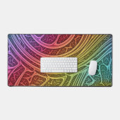 Rainbow Bio-Organic Fractal Neural Network Bureaumat (Keyboard & Muis)