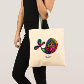 Rainbow Bird Bag Tote Bag (Voorkant (product))