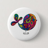 Rainbow Bird Button (Voorkant)