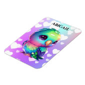 Rainbow Bird & Hearts Magneet (Linkerzijde)