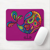 Rainbow Bird Mousepad Muismat (Met muis)