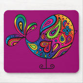 Rainbow Bird Mousepad Muismat (Voorkant)