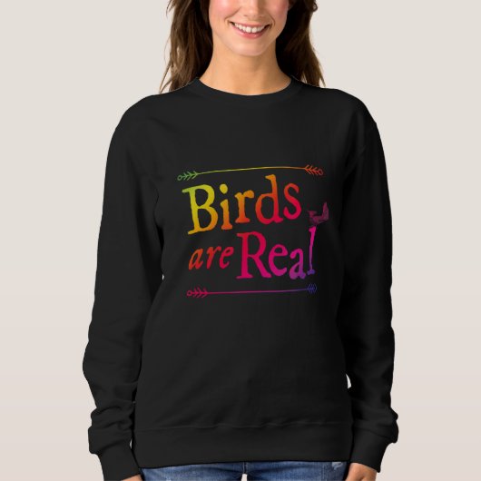 Rainbow Bird Watcher Gezegde Bird Trui (Voorkant)
