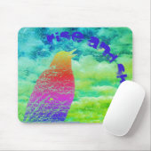 Rainbow Bird zingen met jouw tekst Muismat (Met muis)