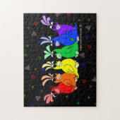 Rainbow Birds Puzzle Legpuzzel (Verticaal)